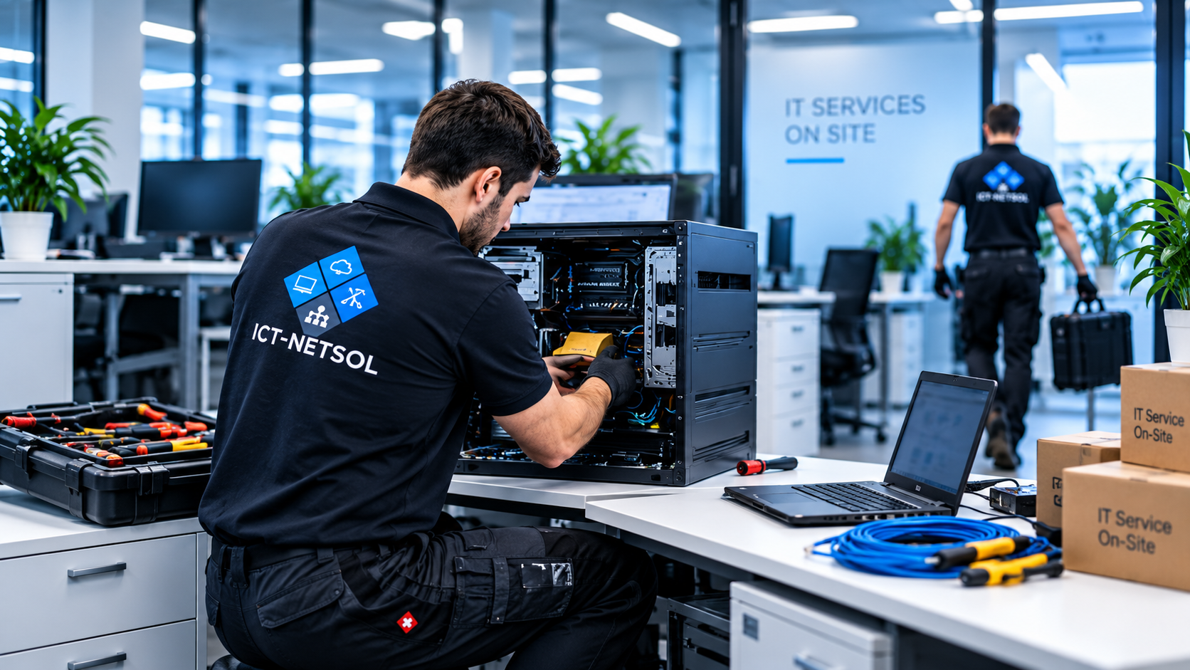 ICT-NETSOL IT Field Service vor Ort